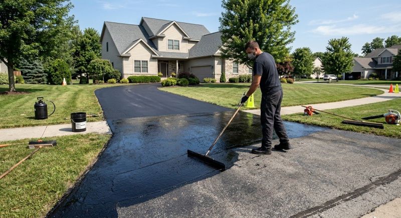 Asphalt Driveway Sealing in Grand Rapids, MI