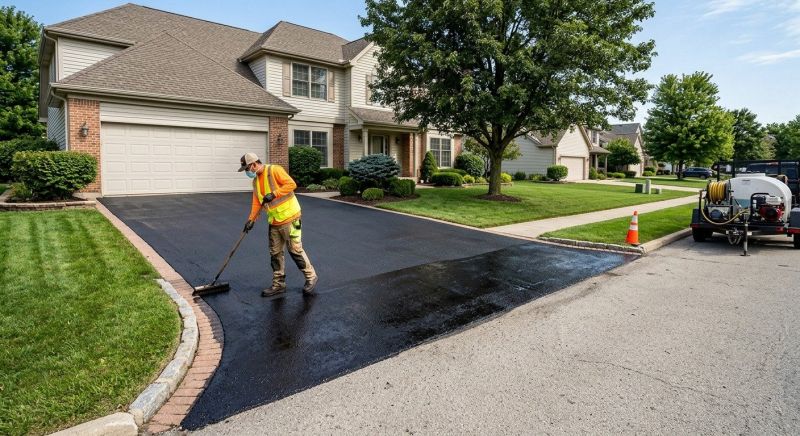 Asphalt Slurry Sealing in Greenville, SC