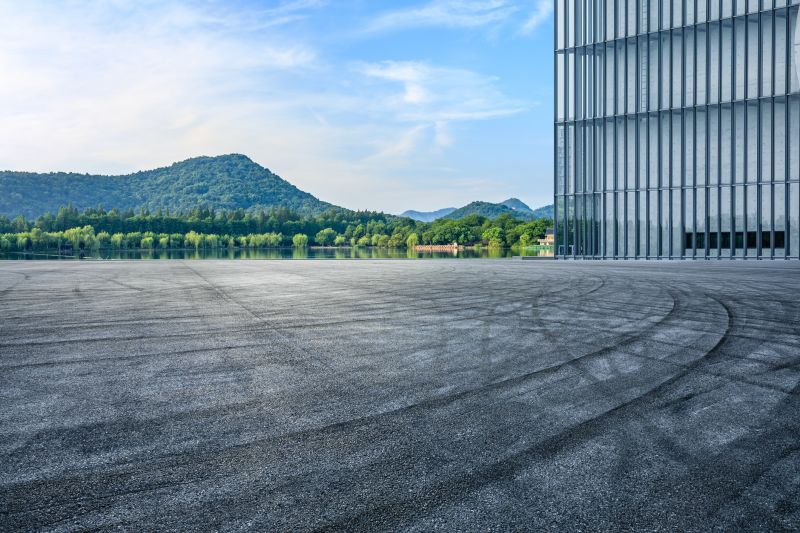 Close-up of Slurry Seal Surface