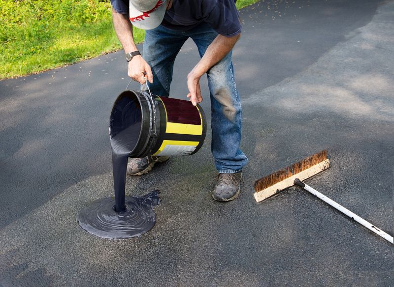 Local Asphalt Slurry Sealing pros at work