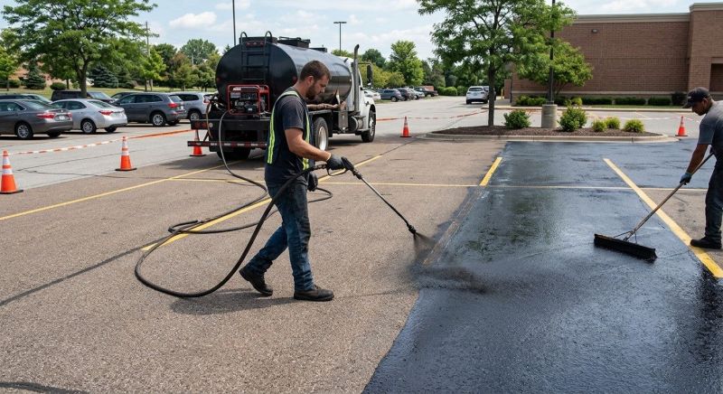 Parking Lot Resurfacing in Fort Collins, CO